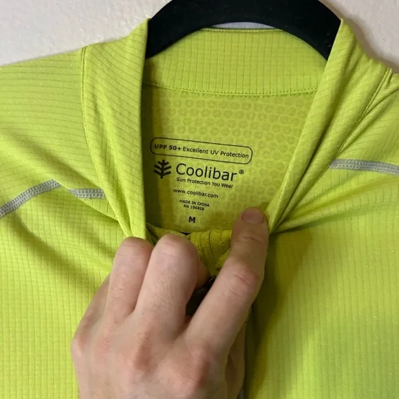 Coolibar UPF 50 Quarter Zip Sweater - Picture 3 of 4